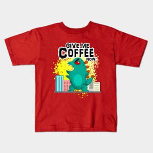 16 Coffee Monster Kids T-Shirt